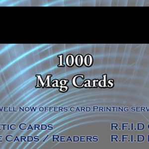1000 magnetic cards