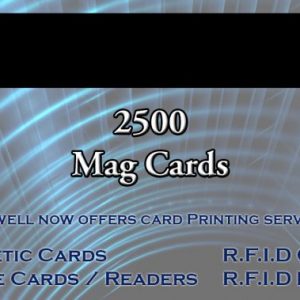 2500 magnetic cards
